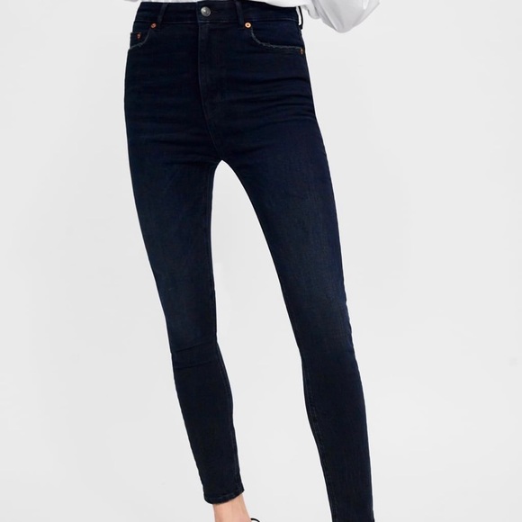 BLUE BLACK ZW PREMIUM HIGH WAIST SKINNY JEANS